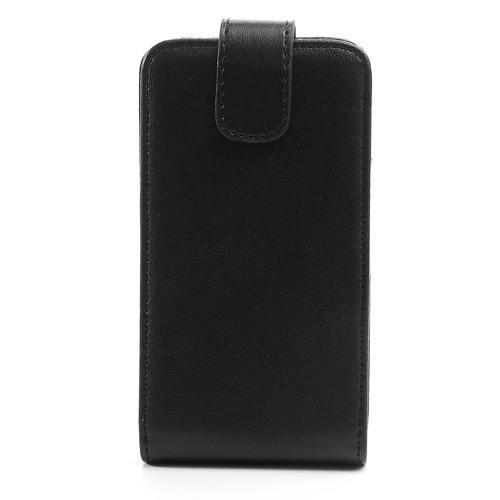Кожаный чехол книжка для Samsung Galaxy Ace 3 черный