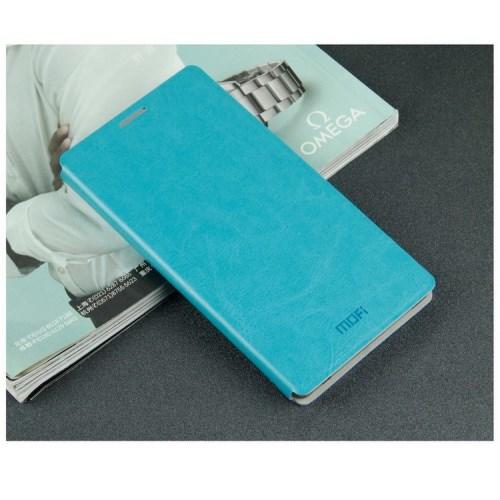 Чехол книжка для Sony Xperia T3 голубой