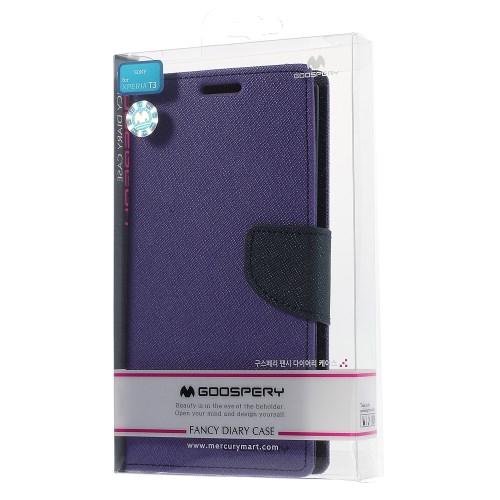 Чехол книжка для Sony Xperia T3 фиолетовый
