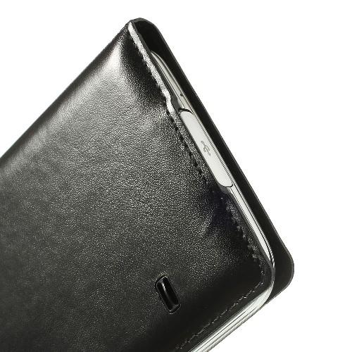 Чехол книжка для Samsung Galaxy S5 с функцией окна черный