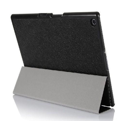 Кожаный чехол-книжка для Sony Xperia Tablet Z2 черный Krumeum