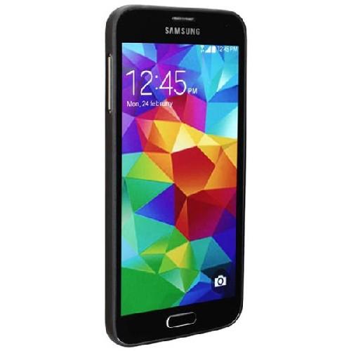 Ультратонкий пластиковый чехол для Samsung Galaxy S5 черный