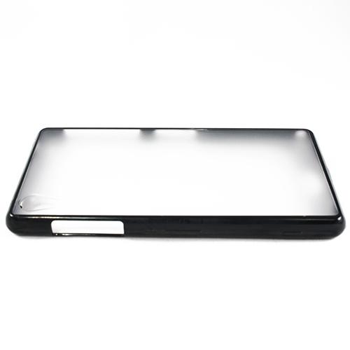 Силиконовый чехол для Sony Xperia Z2 черный/прозрачный
