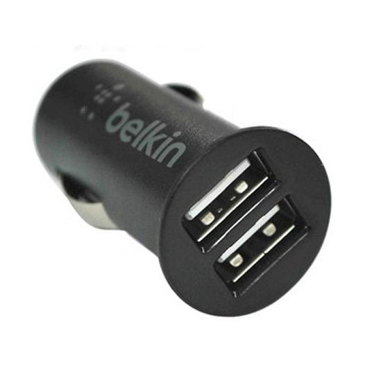 Зарядка от прикуривателя на 2 USB Belkin/ Автомобильное зарядное устройство - Черный