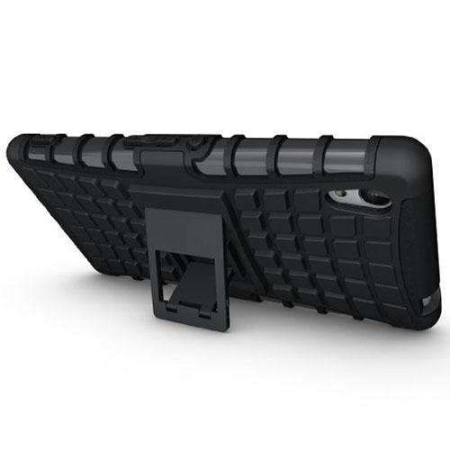 Тактический противоударный чехол для Sony Xperia M4 Aqua черный