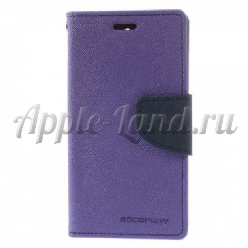 Чехол книжка для Sony Xperia Z3 compact Mercury фиолетовый