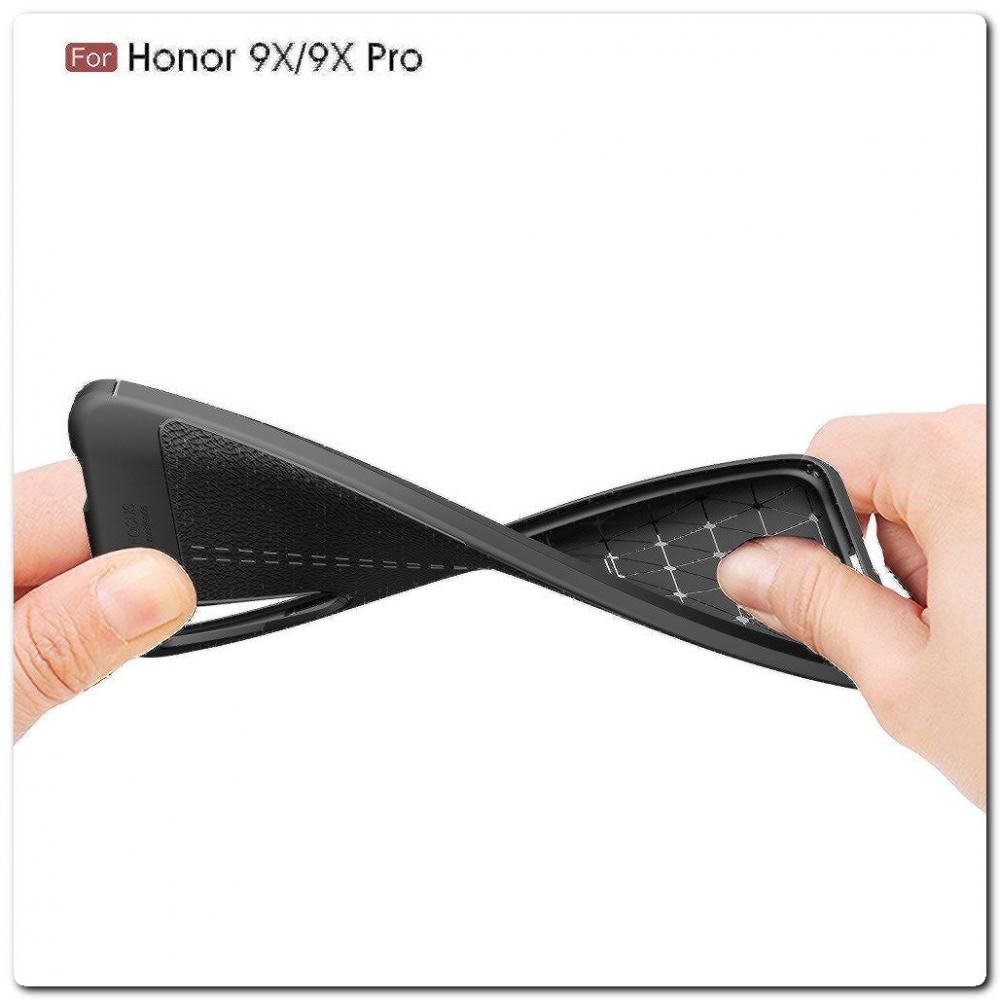 Чехол Книжка Book Wallet с Визитницей и Кошельком для Huawei Honor 9X / Huawei Honor 9X Pro Черный