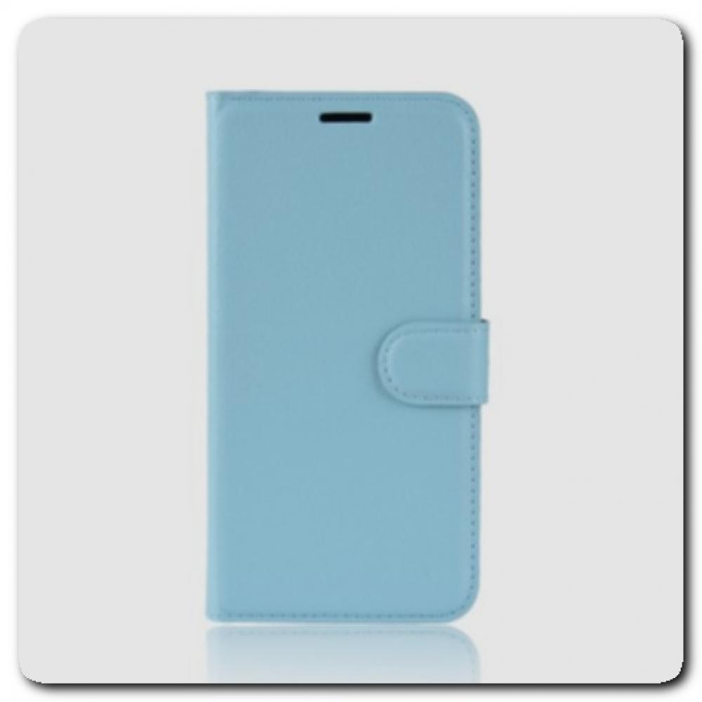 Чехол Книжка Book Wallet с Визитницей и Кошельком для Samsung Galaxy A10 Голубой