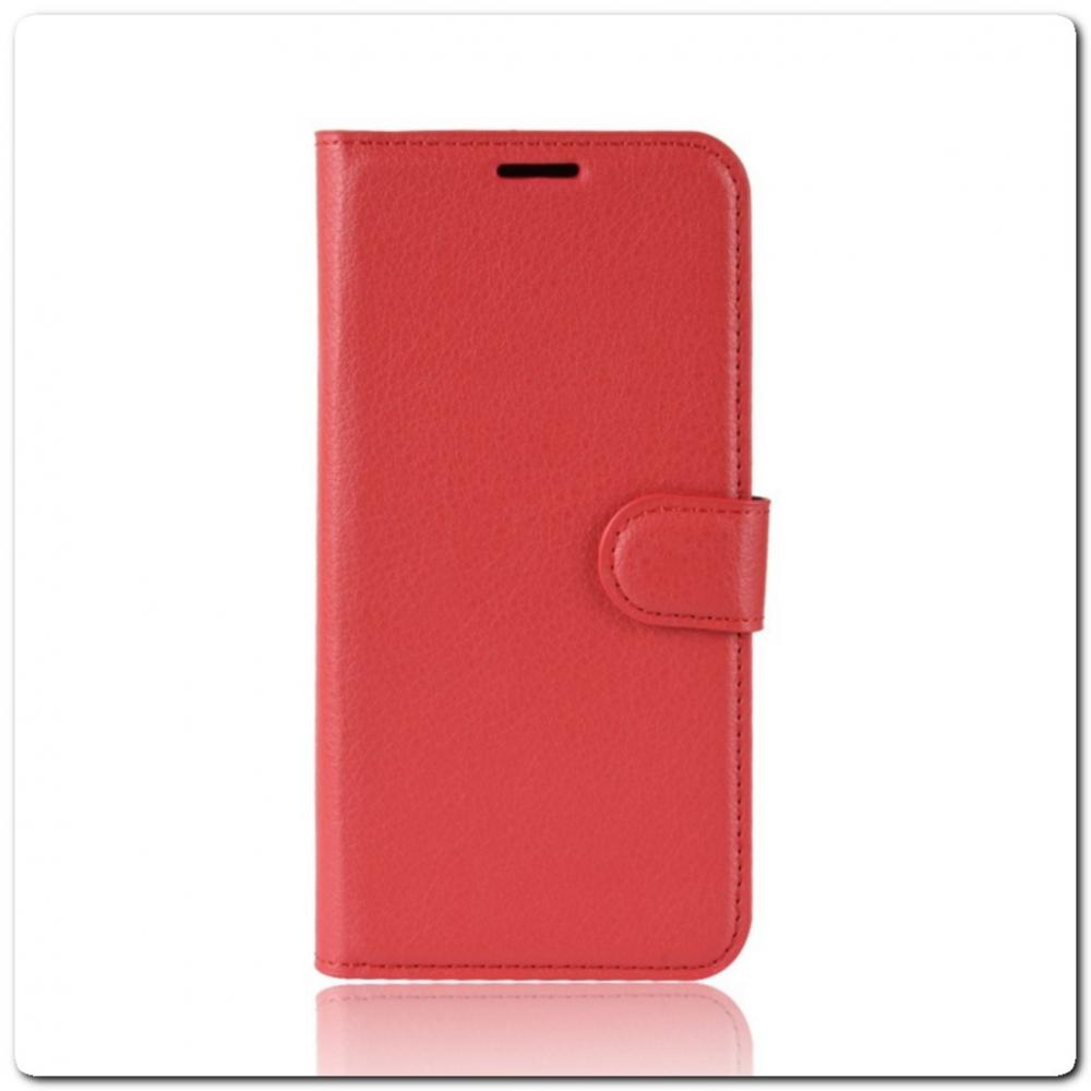 Чехол Книжка Book Wallet с Визитницей и Кошельком для Samsung Galaxy Note 10+ / Note 10 Plus Красный