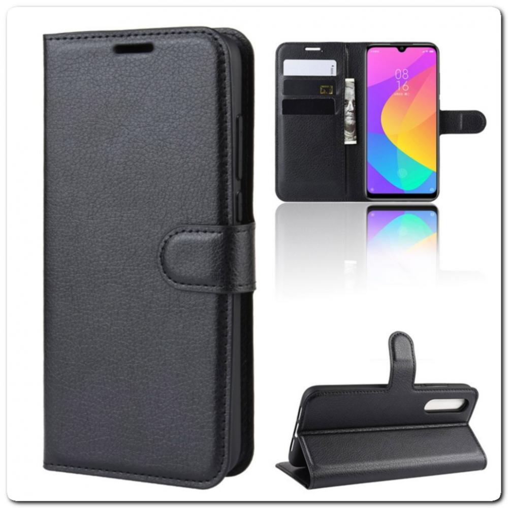 Чехол Книжка Book Wallet с Визитницей и Кошельком для Xiaomi Mi A3 Черный