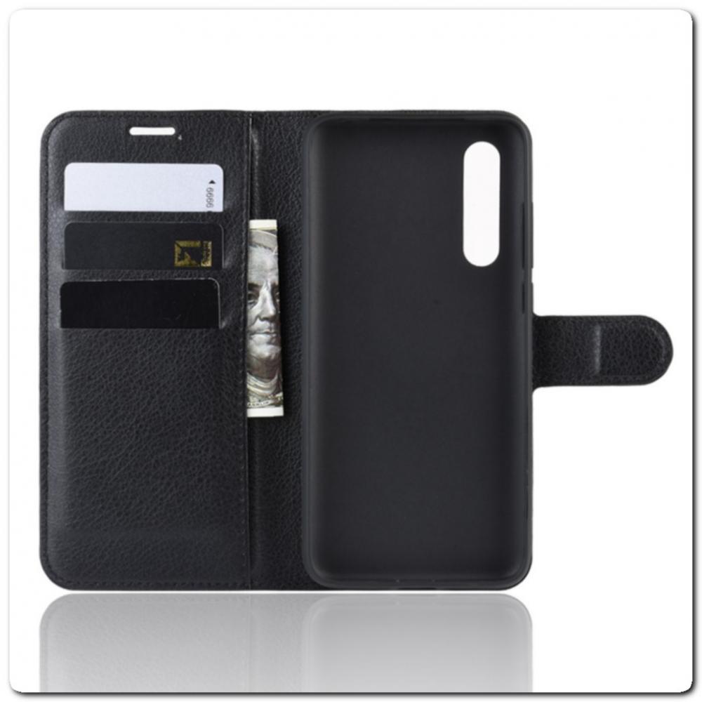 Чехол Книжка Book Wallet с Визитницей и Кошельком для Xiaomi Mi A3 Черный