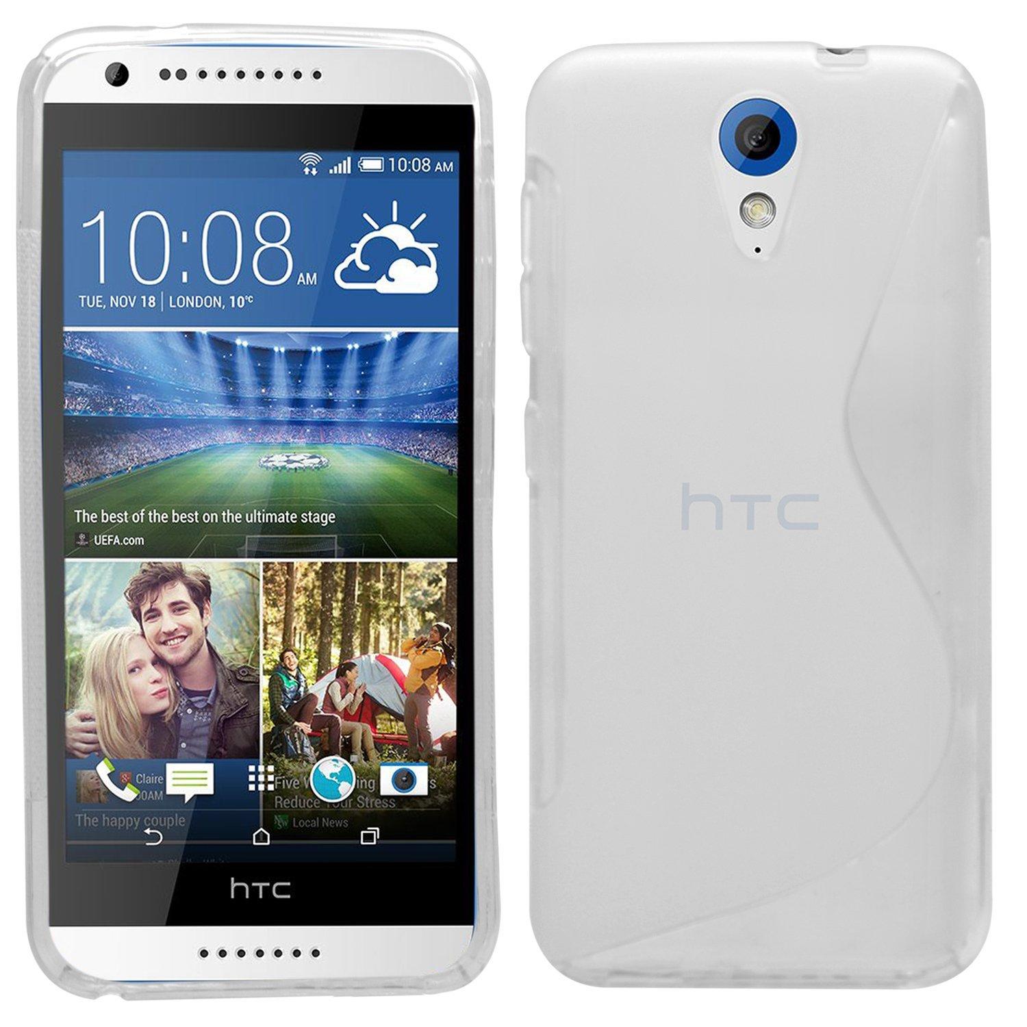 Силиконовый чехол для HTC Desire 620 прозрачный
