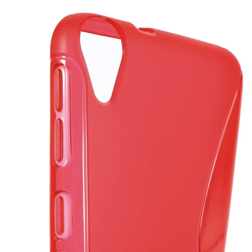 Силиконовый чехол для HTC Desire 820 красный