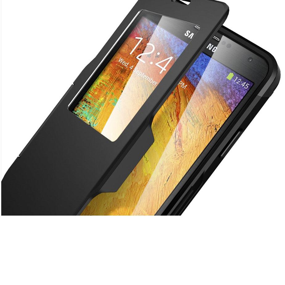 Противоударный тактический гибридный чехол S-View для Samsung Galaxy S5 чёрный
