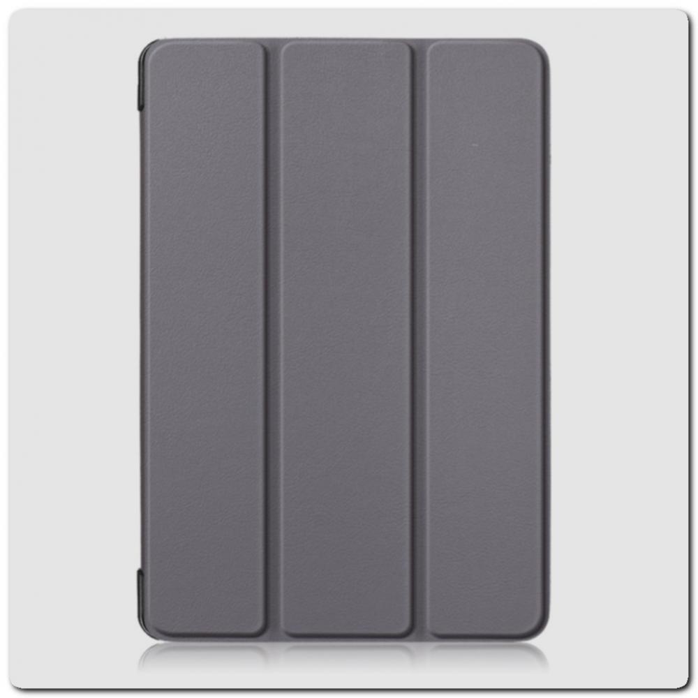 PU Кожаный Чехол Книжка для iPad mini 2019 Складная Подставка Серый