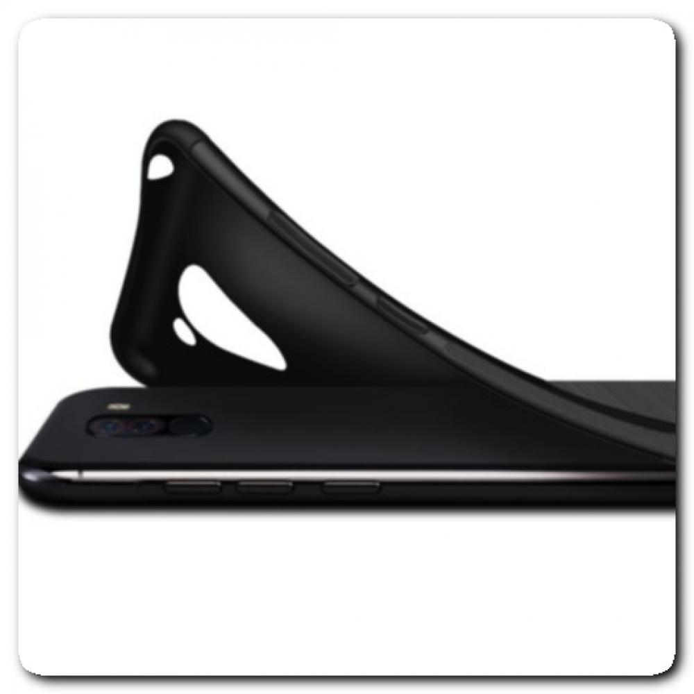 Силиконовый чехол IMAK Vega с Воздушными Подушками Безопасности для Samsung Galaxy A70 Черный