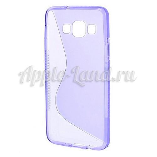 Силиконовый чехол для Samsung Galaxy A3 - фиолетовый ToughGuard