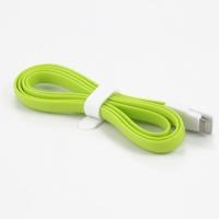 USB дата-кабель для iPhone 6 iPhone 5 (5S, 5C) и iPad NOODLE зеленый