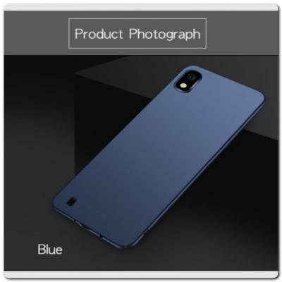 Матовый Ультратонкий Пластиковый Mofi Чехол для Samsung Galaxy A10 Синий