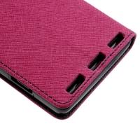 Flip чехол книжка для Sony Xperia SP розовый