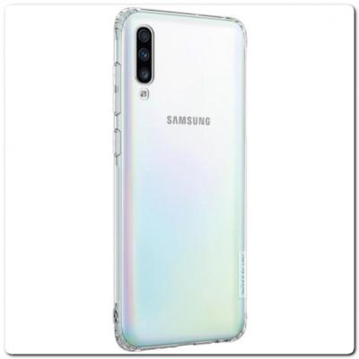 Нескользящий Чехол Nillkin Nature для Мобильного Телефона Samsung Galaxy A70 Прозрачный