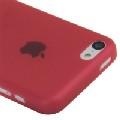 Ультратонкий пластиковый чехол для iPhone 5C Красный