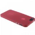 Ультратонкий пластиковый чехол для iPhone 5 5S Красный