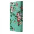Купить Чехол книжка для iPhone 6 орнамент Mint Flower Pattern на Apple-Land.ru