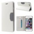 Купить Чехол книжка для iPhone 6 Plus белый Mercury Case On на Apple-Land.ru