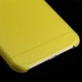 Ультратонкий пластиковый чехол для iPhone 6 Plus желтый