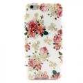 Купить Силиконовый чехол для iPhone 6 с орнаментом White&Rose Flowers на Apple-Land.ru
