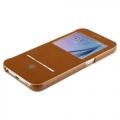Чехол с окном для Samsung Galaxy S6 - BASEUS Terse коричневый