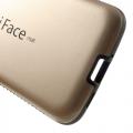 Противоударный гибридный чехол iFace для Samsung Galaxy Alpha Золотой