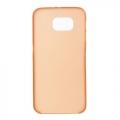 Купить Ультратонкий пластиковый чехол для Samsung Galaxy S6 оранжевый на Apple-Land.ru