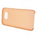 Купить Ультратонкий пластиковый чехол для Samsung Galaxy S6 оранжевый на Apple-Land.ru