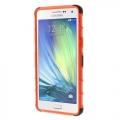Гибридный противоударный чехол для Samsung Galaxy A5 - оранжевый