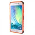 Гибридный противоударный чехол для Samsung Galaxy A3 - оранжевый