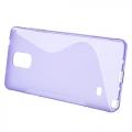 Купить Силиконовый чехол для Samsung Galaxy Note 4 фиолетовый на Apple-Land.ru