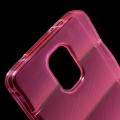 Силиконовый чехол для Samsung Galaxy Note 4 розовый противоскользящий