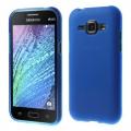 Силиконовый чехол для Samsung Galaxy J1 синий