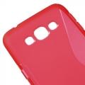 Силиконовый чехол для Samsung Galaxy A8 красный S-Shape