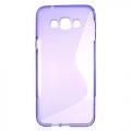 Силиконовый чехол для Samsung Galaxy A8 фиолетовый S-Shape