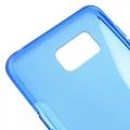 Силиконовый чехол для Samsung Galaxy Note 5 синий S-Shape