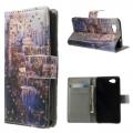 Купить Чехол книжка для Sony Xperia Z1 Compact орнамент Crystal Castle на Apple-Land.ru