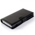 Кожаный чехол книжка для Sony Xperia Z3 compact черный