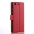 Купить Чехол книжка для Sony Xperia M5 / M5 Dual - красный на Apple-Land.ru