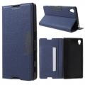 Купить Flip чехол книжка для Sony Xperia Z5 синий Mercury CaseOn на Apple-Land.ru