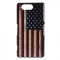 Купить Чехол кейс для Sony Xperia Z3 Compact пластиковый с орнаментом American Flag на Apple-Land.ru