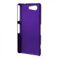 Купить Чехол кейс для Sony Xperia Z3 Compact пластиковый фиолетовый на Apple-Land.ru