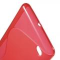 Силиконовый чехол для Sony Xperia C4 красный S-Shape